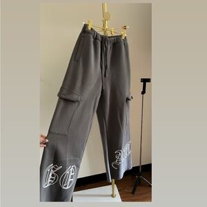 Fashion Nova Gray Wide Leg Jumpsuit